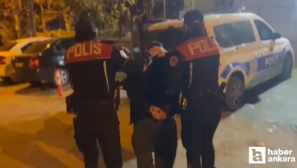 Ankara'da otobüs sürücüsünü bıçakla tehdit eden kişi polisten kaçamadı
