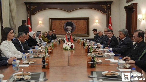 Ankara Valisi Vasip Şahin, Musul Valisi ve beraberindeki heyet ile görüştü