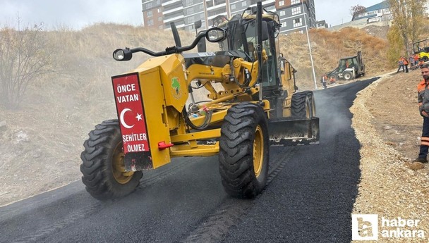 Mamak Belediyesi ilçe genelinde daha güvenli yollar için çalışıyor