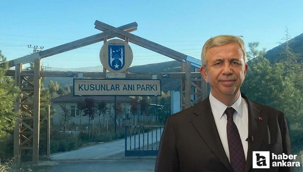 Mansur Yavaş'tan suyun 91 yıllık hikayesi: Kusunlar Anı Parkı