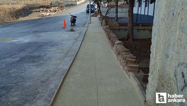 Pursaklar Belediyesi'nden cadde ve sokaklar için yenileme çalışmaları
