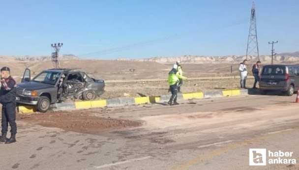 Ankara Ayaş'ta trafik kazası 1 kişinin sonu oldu!