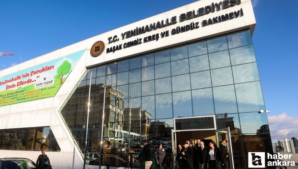 Yenimahalle Belediyesi Türkiye’nin en büyük kreşini pazartesi günü açıyor