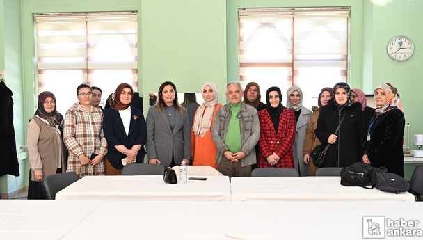 Mamak Belediyesi kadınlara meslek öğrenip gelir elde etme fırsatı sunuyor