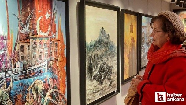 Ankara'da "Kurtuluş Savaşı ve Milli Mücadele" resim sergisinin lansmanı yapıldı