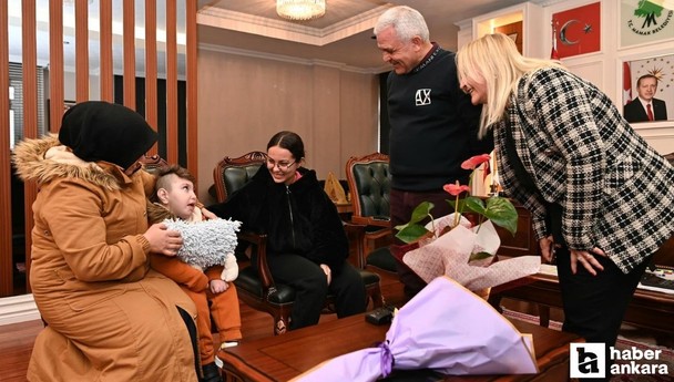Mamak Belediye Başkanı Şahin'den Minik Taha'ya destek: Seni Kocaman Seviyorum