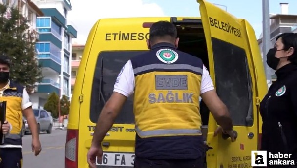 Etimesgut Belediyesi ihtiyaç sahiplerine evde banyo hizmeti veriyor