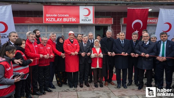 Elmadağ'da Türk Kızılay'dan sevgi butiği!