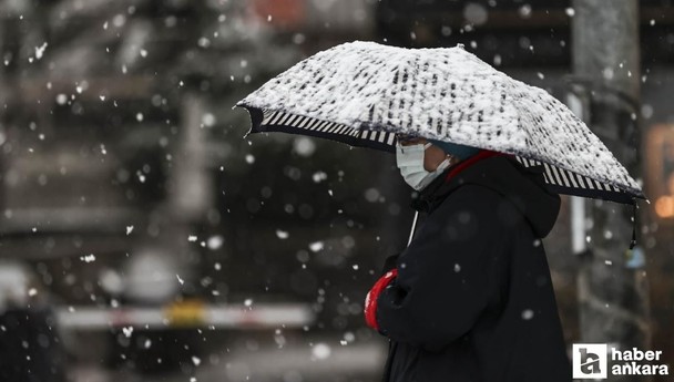 Meteoroloji’den karla karışık yağmur ve kar uyarısı geldi