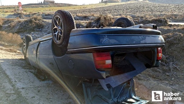 Ankara Beypazarı'nda iki farklı trafik kazası meydana geldi!