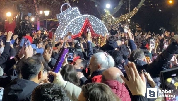 Ankara Kuğulu Park'ta coşkulu yılbaşı kutlaması!