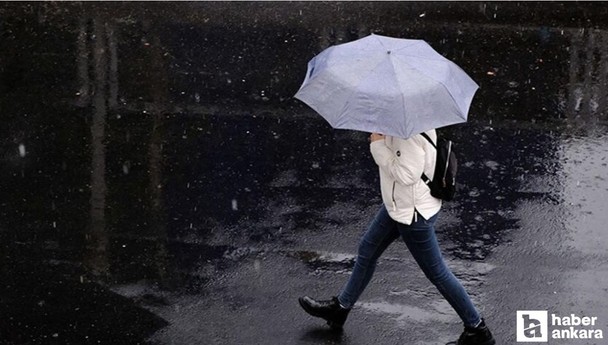 MGM'den kuvvetli yağış uyarısı: Yarın sabah 06.00'da başlayacak