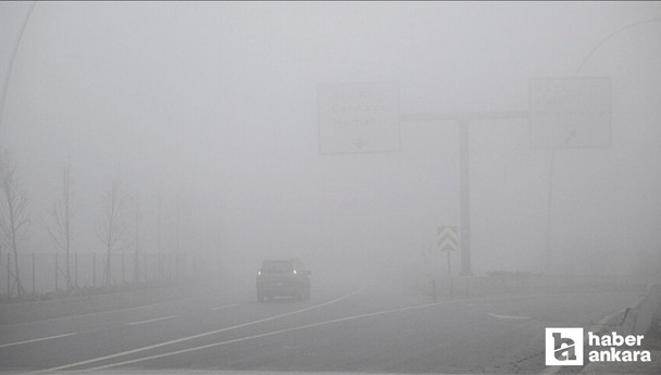Ankara ve İstanbul arasında yoğun sis yaşandı