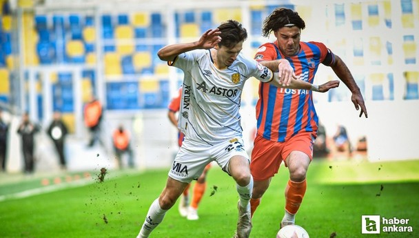 MKE Ankaragücü Türkiye Kupasında İskenderunspor'la 1-1 berabere kaldı