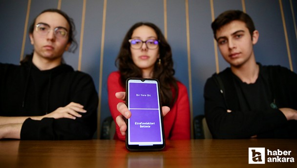 Engelli bireylerin gören gözü olacak! Lise öğrencileri mobil uygulama geliştirdi