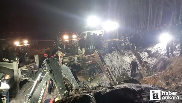 Amasya'da göçük altında kalan işçilerin cenazeleri çıkarıldı