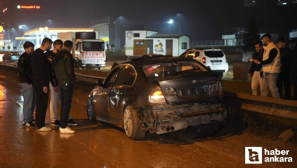 Kırıkkale'de zincirleme trafik kazasında 1 kişi yaralandı