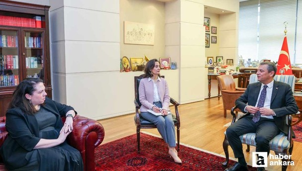 Özgür Özel, İrlanda Ankara Büyükelçisi Brosnan'ı kabul etti