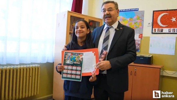 Gölbaşı Belediye Başkanı Odabaşı öğrencilerin karne mutluluğunu paylaştı