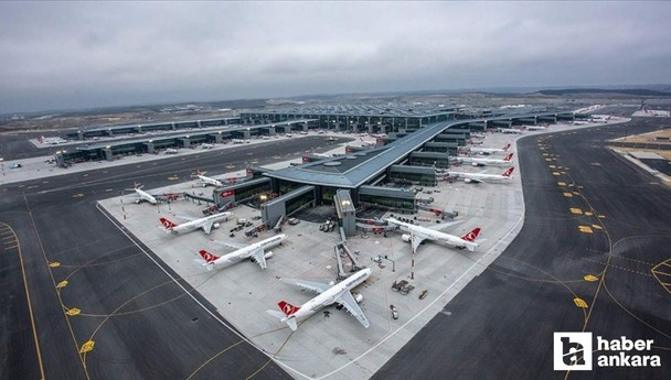 Yarıyıl tatili yoğunluğu İstanbul Havalimanı'na yansıdı