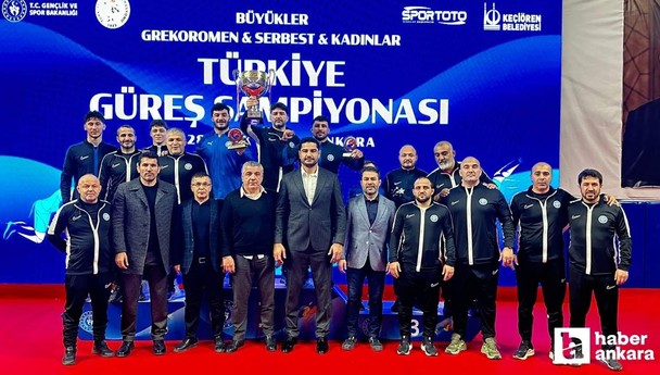 ABB ASKİ Spor grekoromen güreşte Türkiye Şampiyonu oldu