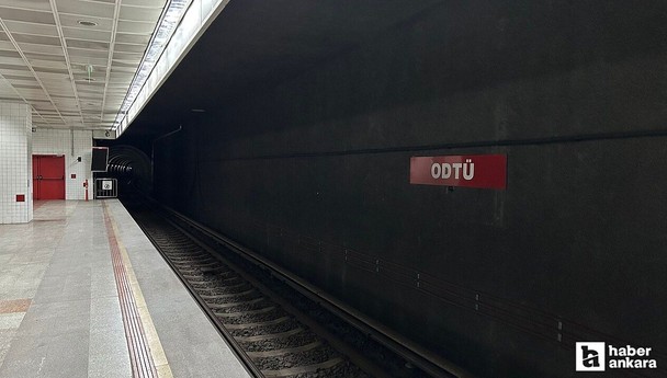 Ankara Metrosu kullananlar: ODTÜ durağı geçici olarak kapanacak!