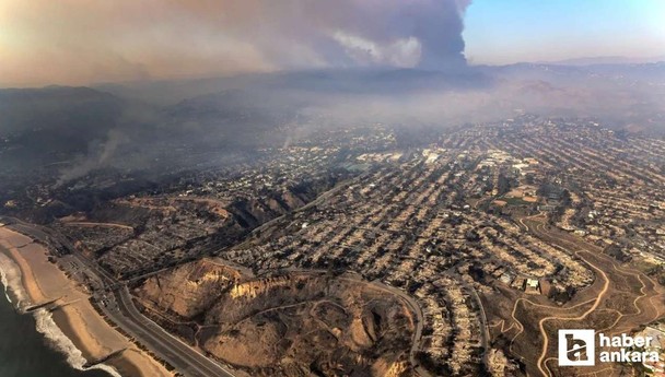Trump'ın ziyaret edeceği Los Angeles'ta 500 dönümlük alanda yeni yangın çıktı