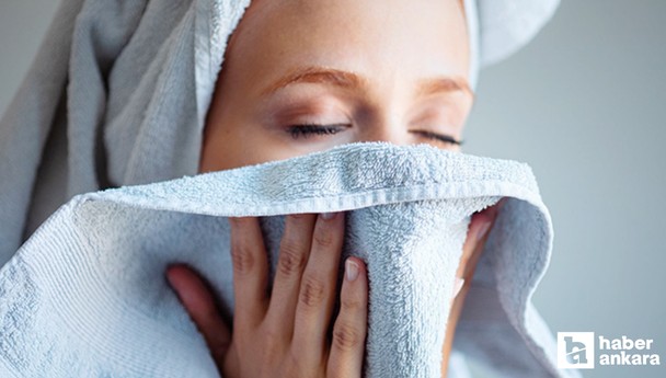 Yüzümüzü havluyla kurulamak birçok rahatsızlığa neden oluyor