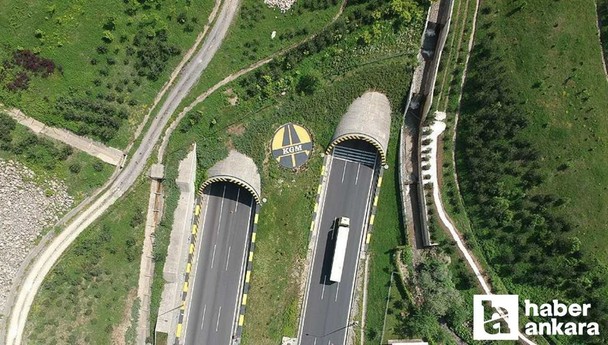 İstanbul-Ankara kara yolu geçişinde sağanak  etkili oldu
