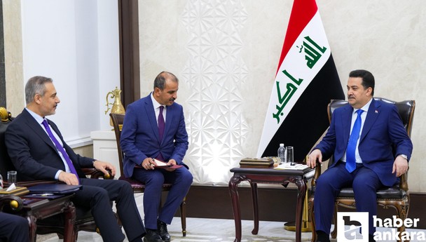 Dışişleri Bakanı Fidan, Irak Başbakanı Sudani ile  bir araya geldi
