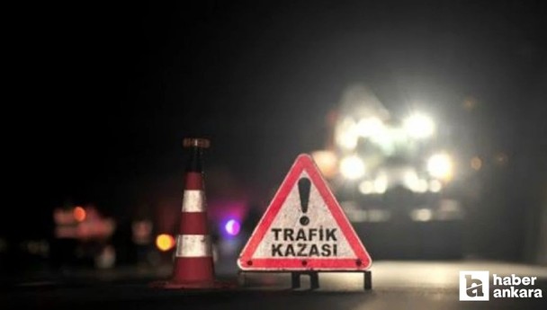 Ankara Çubuk'ta çaya uçan traktörde 1 kişi yaralandı
