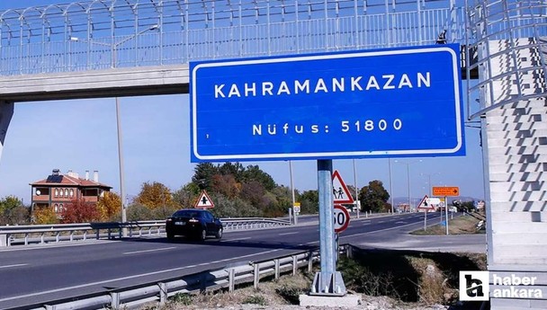 Kızılcahamam-Kahramankazan-Ankara yolunda yapım çalışmaları