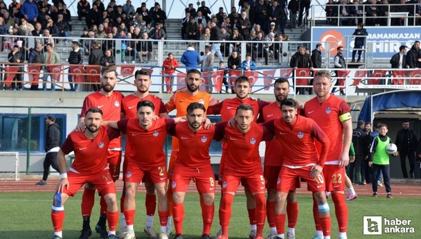 Kahramankazan Belediyespor bu sezon 2.defa yenildi
