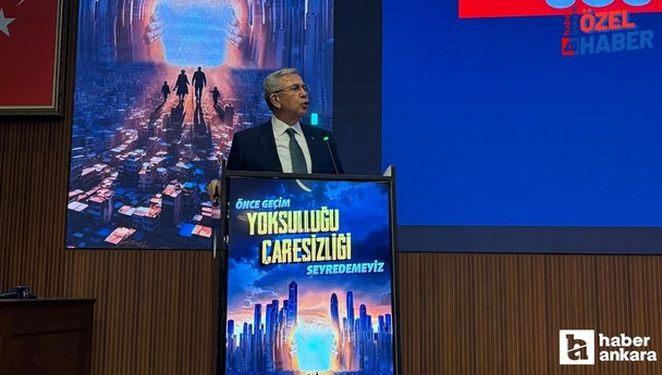 Mansur Yavaş: (sosyal yardım) 'İktidarın verdiğinden daha fazla miktarları veriyoruz'