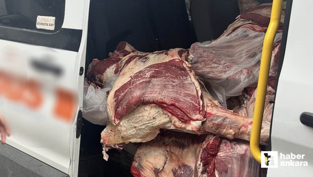 Ankara'da sağlıksız et nakli yapan zincir markete ceza verildi