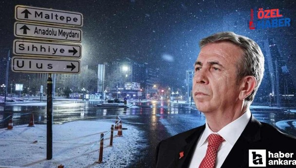 ABB Başkanı Mansur Yavaş açıkladı: Ankara'da tüm yollar açık