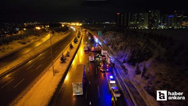 Ankara'da tır ile çarpışan otomobilin sürücüsü hayatını kaybetti