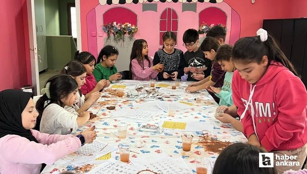 Kahramankazan Belediyesi çocuklara tarihi uygulamalı olarak sevdirdi