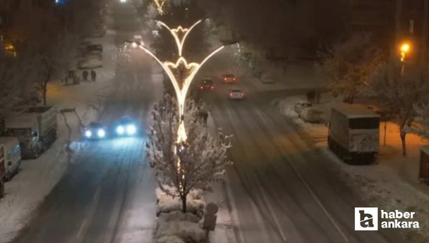 Sincan Belediyesi'nden özel video: Kar en çok Sincan'a yakıştı!