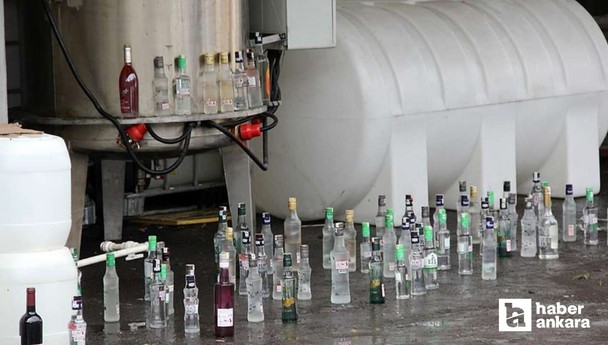 Son 3 ayda Ankara merkezli sahte alkol operasyonlarında 155 şüpheli gözaltına alındı