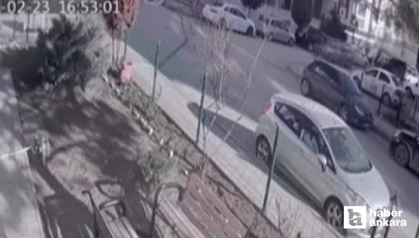 Ankara Sincan'da otomobil ile motosiklet çarpıştı 1 kişi yaralandı