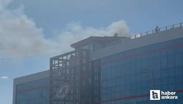 Çankırı'da otel yangını çıktı