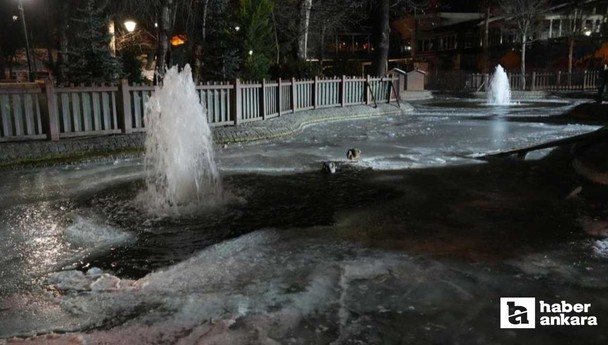 Ankara'da dondurucu soğuk etkili oldu: Termometreler eksi 7 dereceyi gördü!