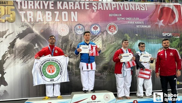 Etimesgut Belediyesinden Trabzon'da karate başarısı