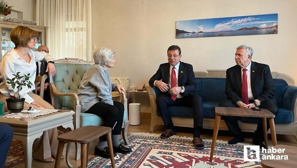 Mansur Yavaş ve Ekrem İmamoğlu Ankara'da Ümit Özdağ'ın annesini ziyaret ettiler