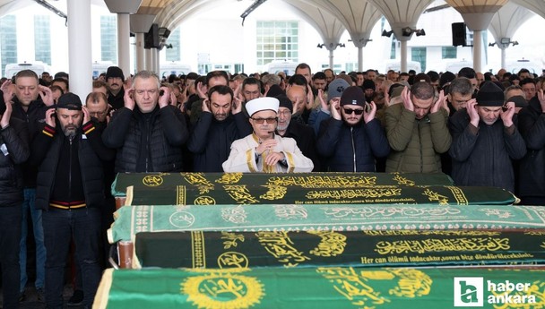 Başkentte dün doğalgaza zehirlenmesinden ölmüşlerdi, bugün 3 kişi toprağa verildi