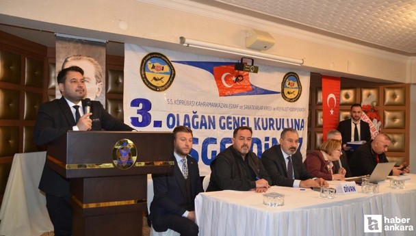 Kahramankazan'da Esnaf ve Sanatkarlar Kredi Kefalet Kooperatifi Olağan Genel Kurulu gerçekleştirildi