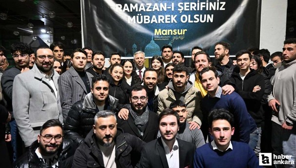 Mansur Yavaş ilk sahuru gençlerle beraber yaptı!