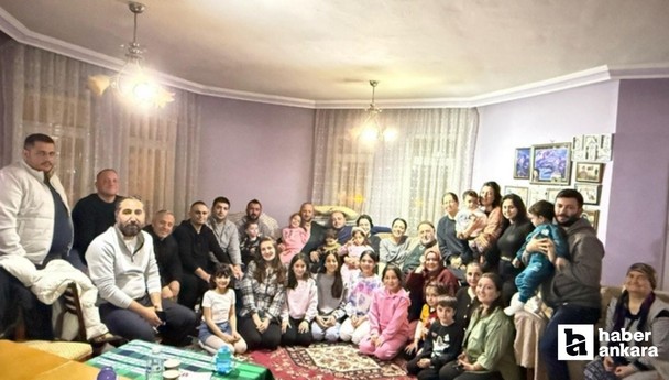 Kahramankazanlı Yusuf dedeye iftar sürprizi:  42 kişi evine geldi