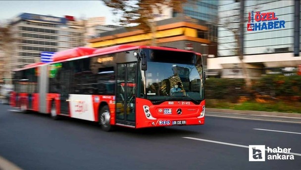 Ankara'da toplu ulaşım kullananlar dikkat! EGO duyurdu 2 hatta güzergah değişti